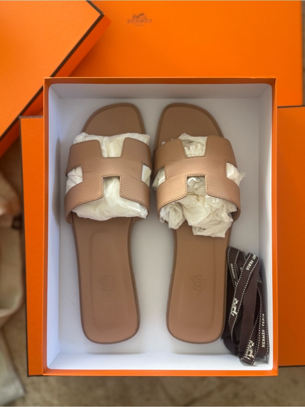Hermes Oran Sandals